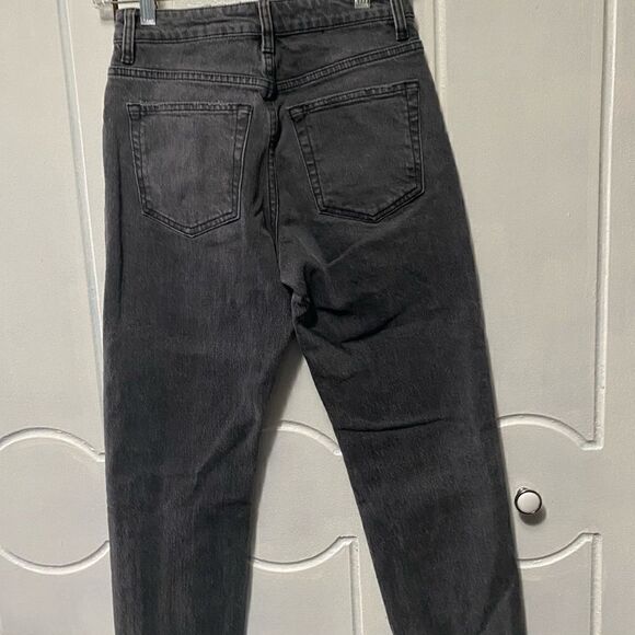 Topshop Straight Leg Jeans with Raw Hem size 26 Petite - Picture 4 of 8
